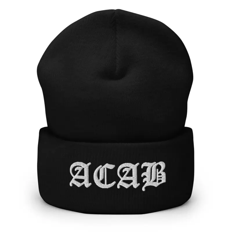 ACAB All Cops Are Bastards Cuffed Beanie