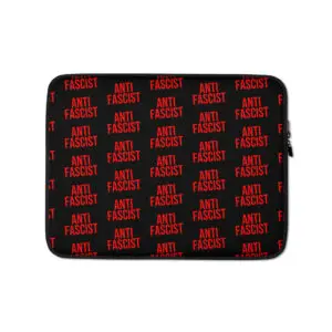 Anti-Fascist Red Laptop Sleeve