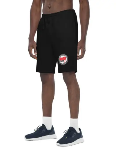 Antifa Antifaschistische Aktion Flag Men's Fleece Shorts