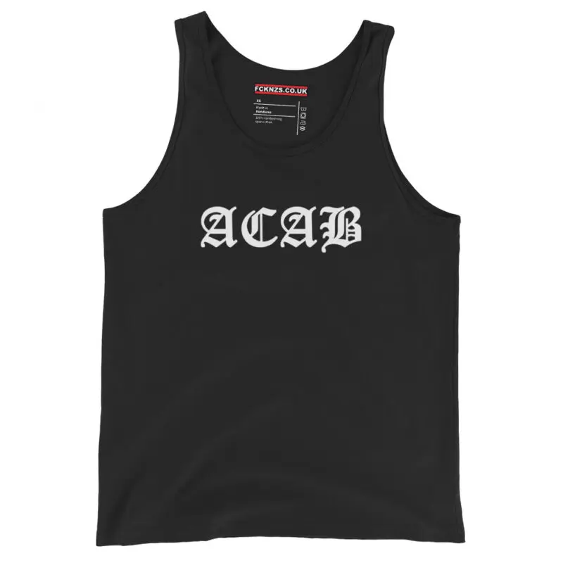 ACAB All Cops Are Bastards Unisex Tank Top/Vest