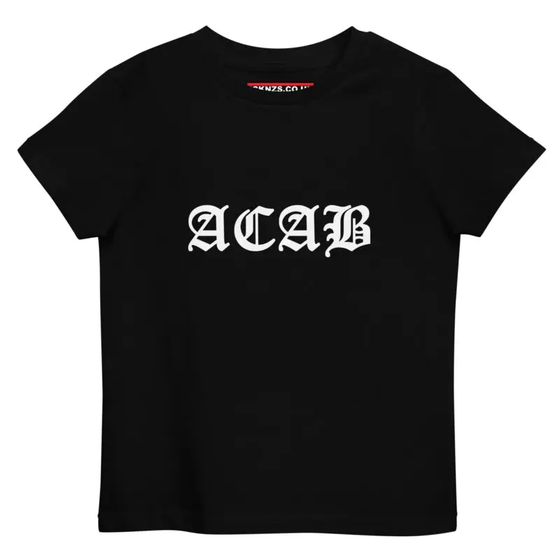 ACAB All Cops Are Bastards Organic Cotton Kids T-shirt