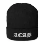 ACAB All Cops Are Bastards Organic Ribbed Beanie