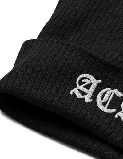 ACAB All Cops Are Bastards Organic Ribbed Beanie