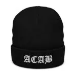 ACAB All Cops Are Bastards Recycled Cuffed Beanie