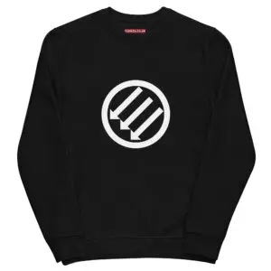 Antifa Iron Front 3 Arrows Unisex Organic Sweatshirt