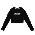 ACAB All Cops Are Bastards Recycled Long-sleeve Crop Top