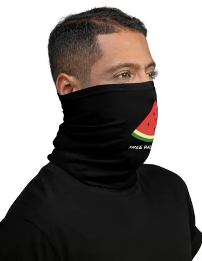 Free Palestine Watermelon Neck Gaiter