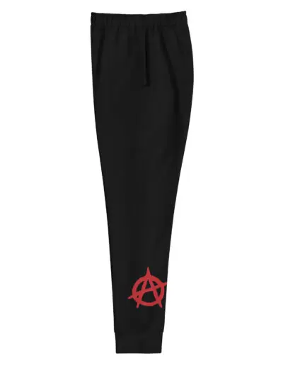 Anarchy Red Anarchist Symbol Women's Joggers Tracksuit Bottoms