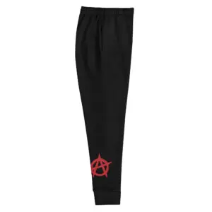 Anarchy Red Anarchist Symbol Women's Joggers Tracksuit Bottoms