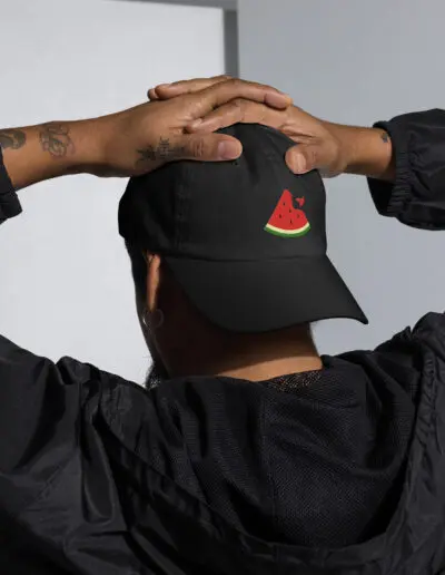 Free Palestine Watermelon Dad Hat