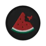 Free Palestine Watermelon Embroidered Patch