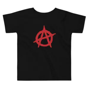 Anarchy Red Anarchist Symbol Toddler T-shirt