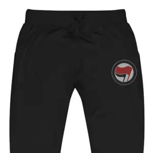 Antifa Antifaschistische Aktion Flag Unisex Fleece Joggers Tracksuit Bottoms