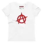 Anarchy Red Anarchist Symbol Women's Organic T-shirt