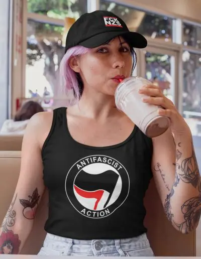 Antifascist Action Tank Top Vest