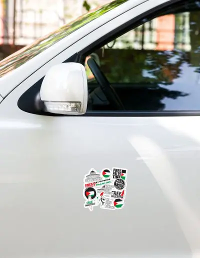 Free Palestine Bubble-free Stickers