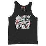 Free Palestine Stickers Tank Top Vest