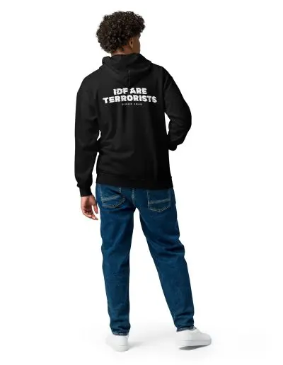 IDF Are Terrorists Unisex Heavy Blend Zip Hoodie