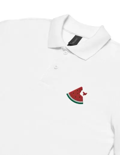 Free Palestine Watermelon Unisex Pique Polo Shirt