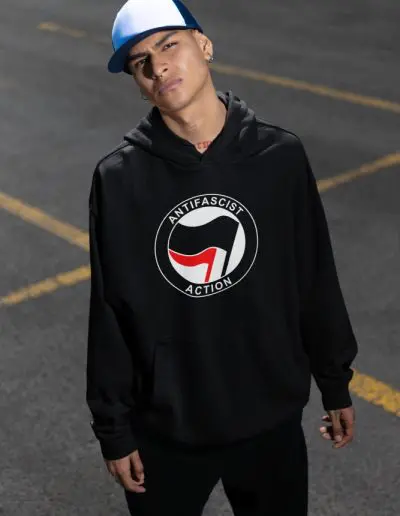 Antifascist Action Premium Eco Hoodie