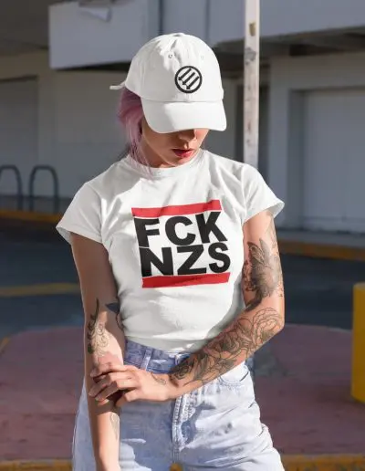 FCK NZS Fuck Nazis Women's Organic Cotton T-shirt