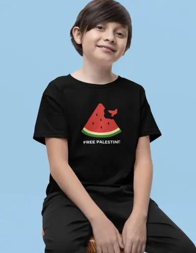 Free Palestine Watermelon Kids T-shirt