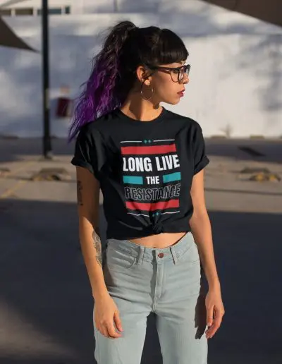 Long Live the Resistance Unisex Organic Cotton T-shirt