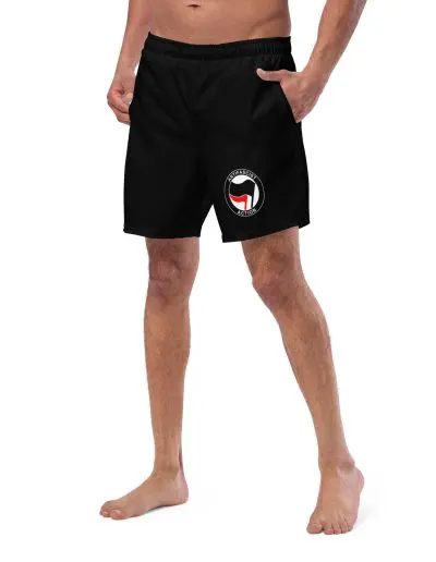 Antifascist Action Men's Swim Trunks