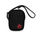 Anarchy Red Anarchist Symbol Crossbody Bag