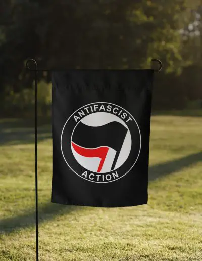 Antifascist Action Small Flag