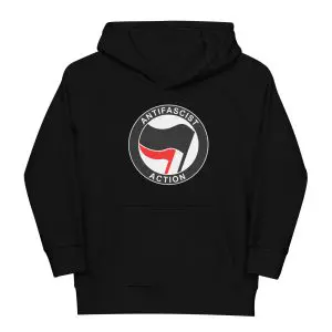 Antifascist Action Kids Eco Hoodie