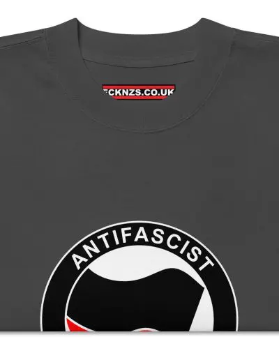 Antifascist Action Oversized Faded T-shirt