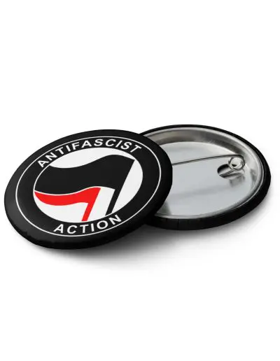 Antifascist Action Set of Pin Buttons