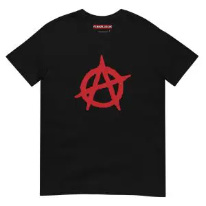 Anarchy Red Anarchist Symbol Unisex T-Shirt