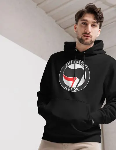 Antifascist Action Unisex Essential Eco Hoodie