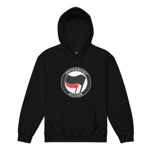 Antifascist Action Kids Heavy Blend Hoodie