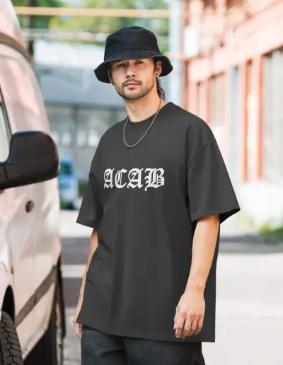 ACAB All Cops Are Bastards Oversized T-shirt