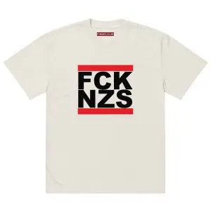 FCK NZS Black Font Oversized T-shirt