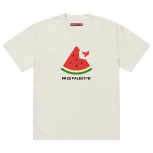 Free Palestine Watermelon Oversized T-shirt