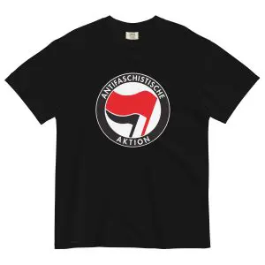 Antifa Antifaschistische Aktion Unisex Heavyweight T-shirt