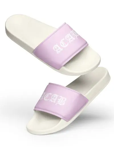 ACAB Pink Women's Slides