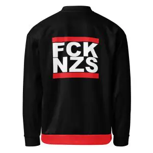 FCK NZS Fuck Nazis Unisex Bomber Jacket