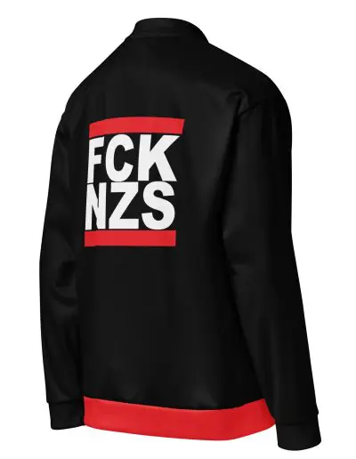 FCK NZS Fuck Nazis Unisex Bomber Jacket