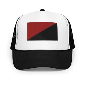 Anarcho-Syndicalism Flag Foam Trucker Hat