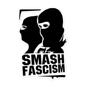 Smash Fascism Antifascist Bubble-free Stickers