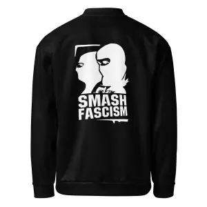 Smash Fascism Antifa Unisex Bomber Jacket