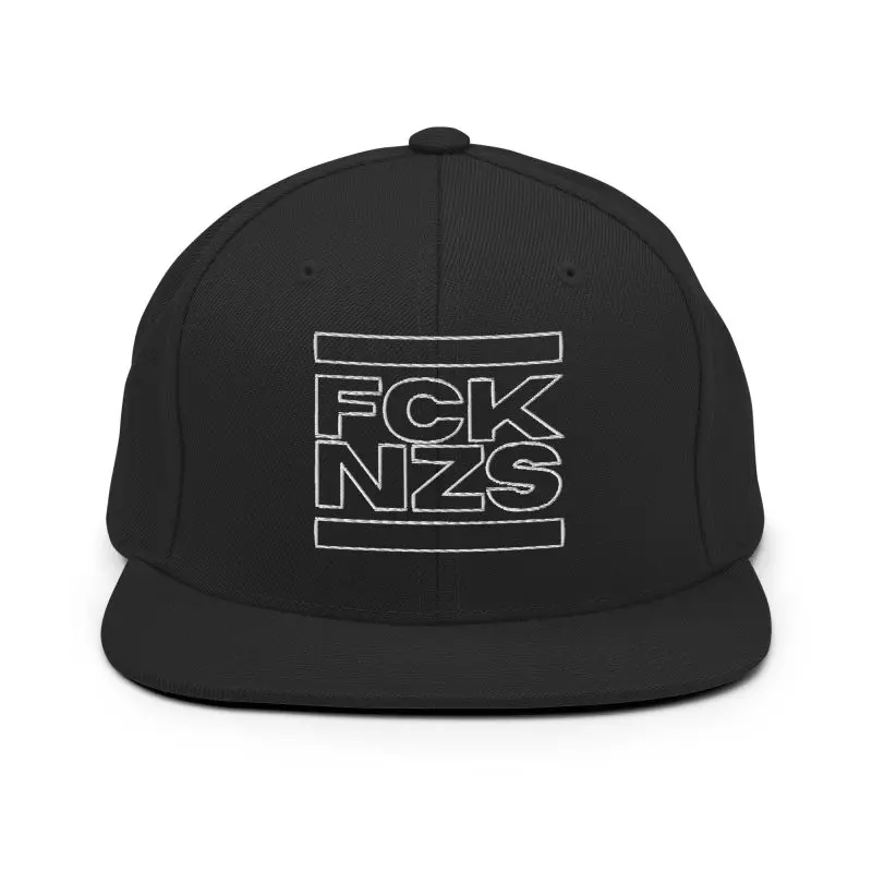 FCK NZS Outline Snapback Hat