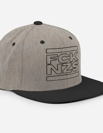 FCK NZS Outline Snapback Hat