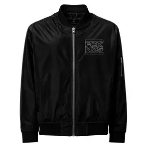 FCK NZS Outline Premium Recycled Bomber Jacket