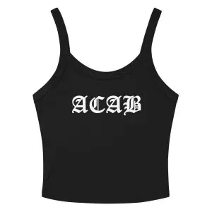 ACAB Women’s Micro-rib Tank Top (Vest)